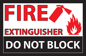 Fire Extinguisher Sign 